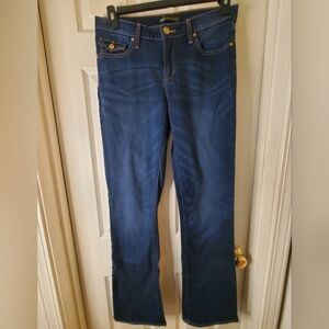 Lee Gold Label Like New Womens 10M Dark Wash Stretch Bootcut Jeans